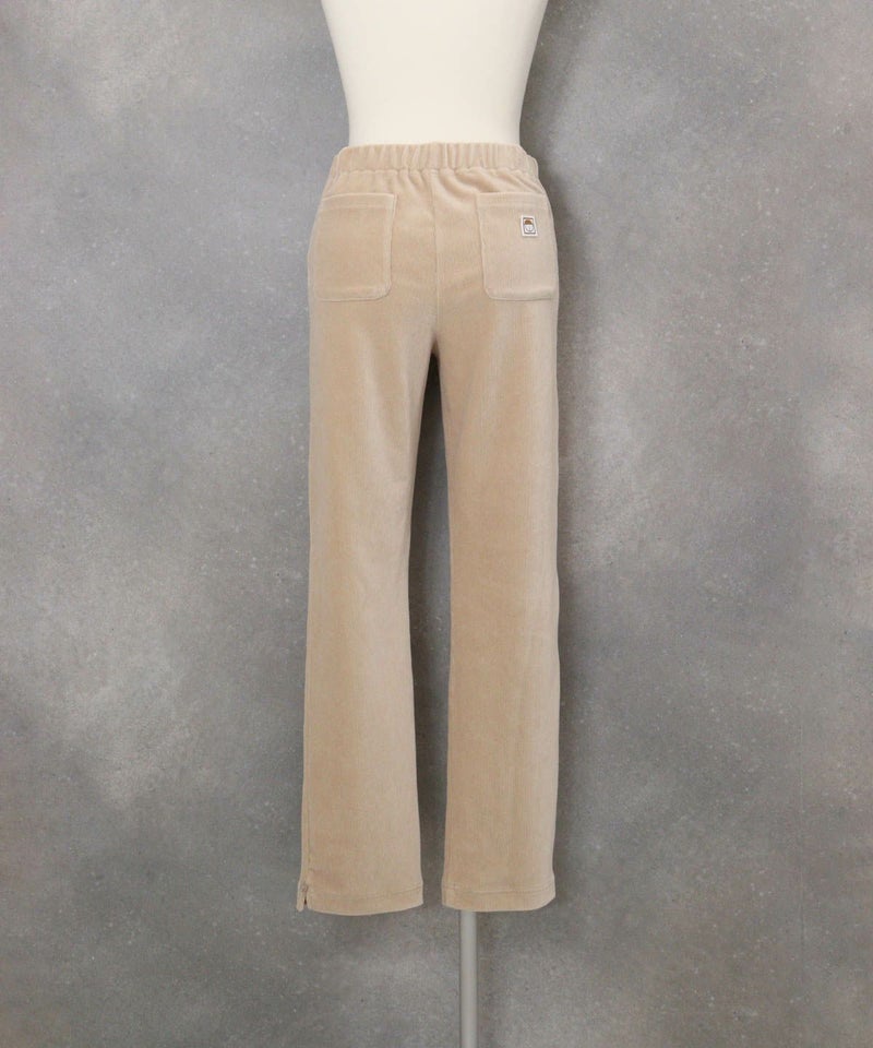 コーデュロイレギンスパンツ(ベージュ)後ろ