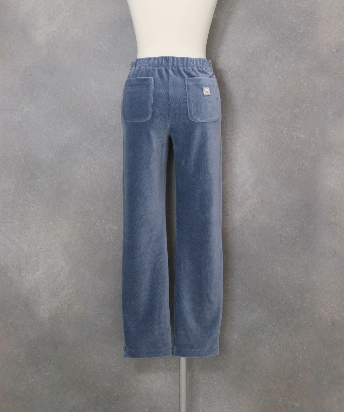 コーデュロイレギンスパンツ(ライトブルー)後ろ