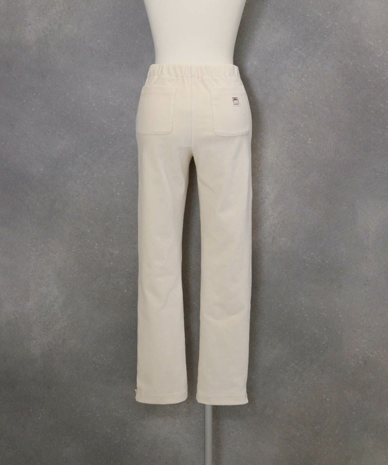 コーデュロイレギンスパンツ(ホワイト)後ろ