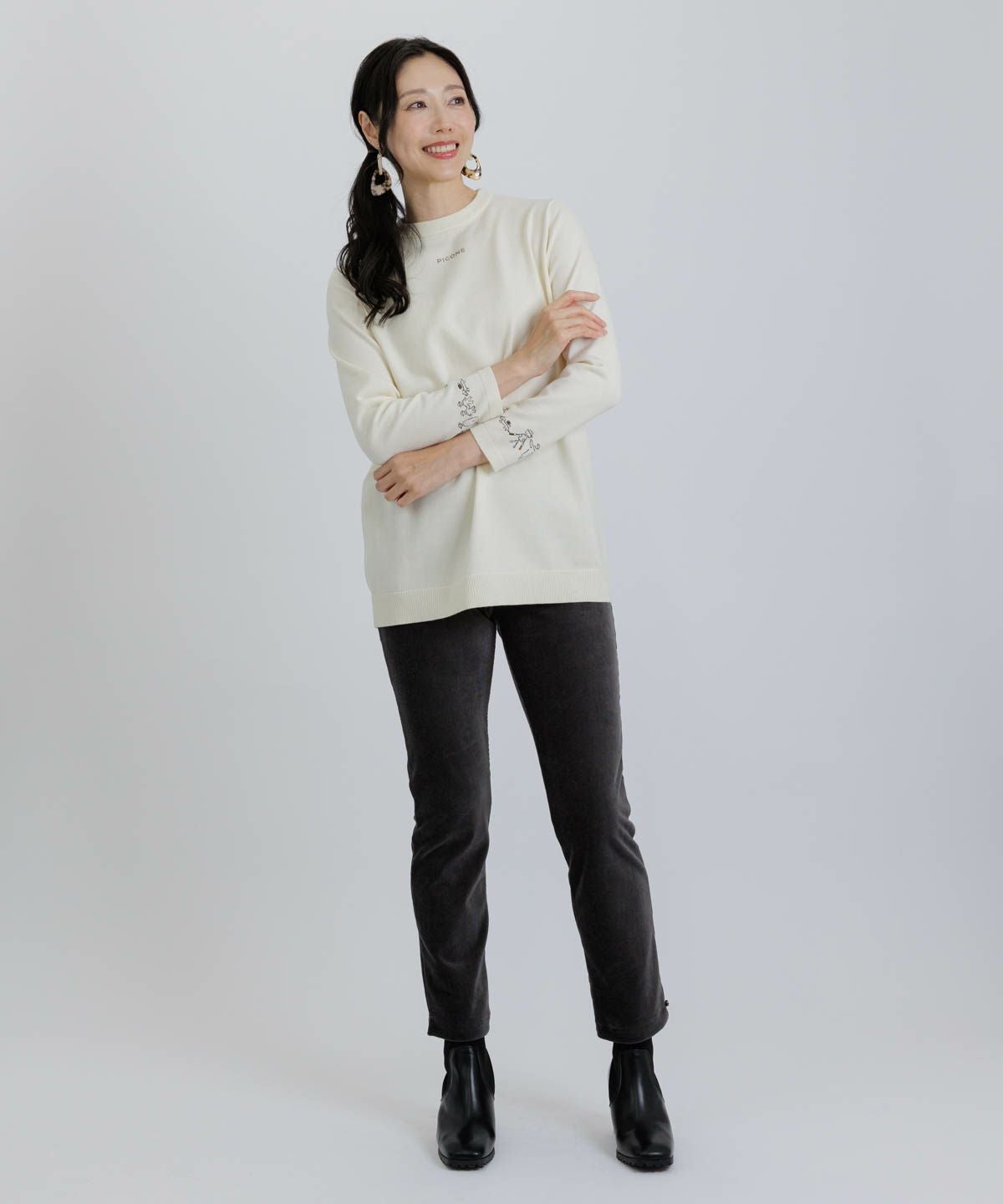 モデル着用画像(グレー)