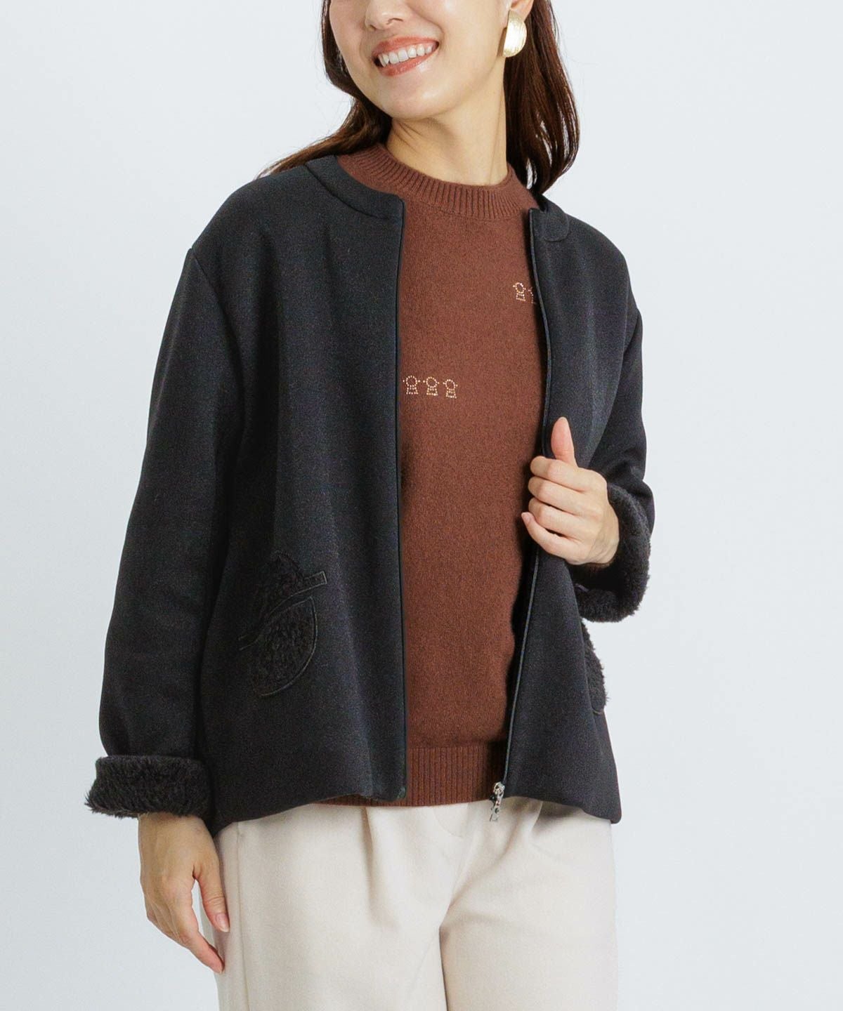 モデル着用画像(ブラック)