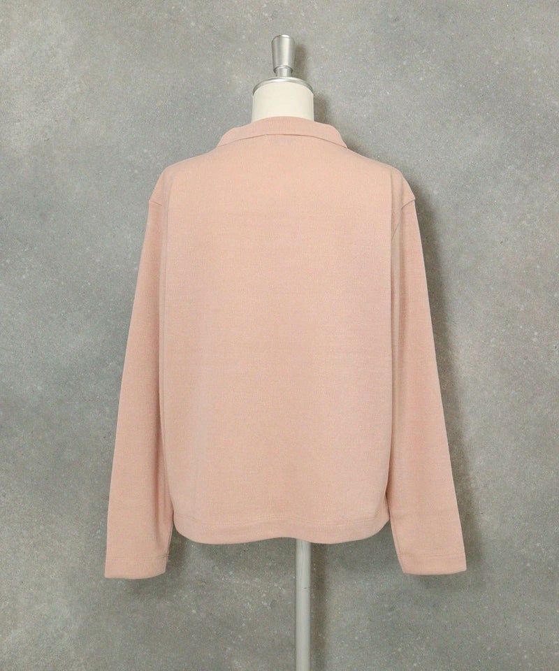 ドットイラストニットソー(ピンク)後ろ