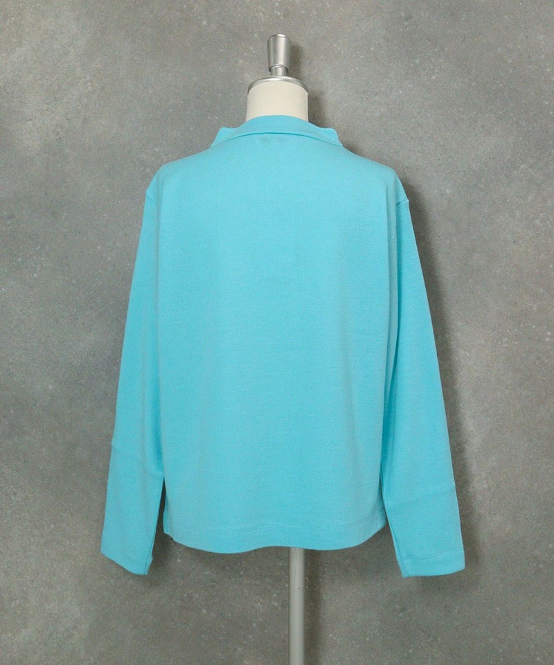 ドットイラストニットソー(ライトブルー)後ろ