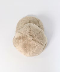 エコファー刺繍キャップ上（ベージュ）