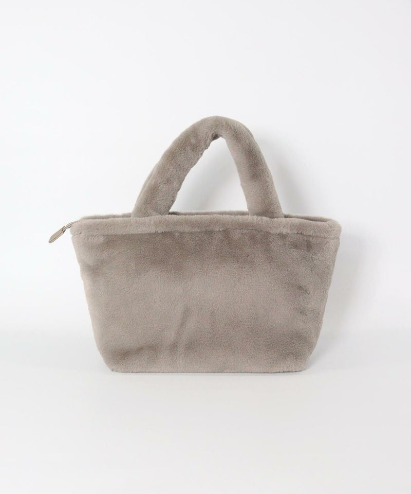 ロゴワッペンファーカートバッグ後（ライトグレー）