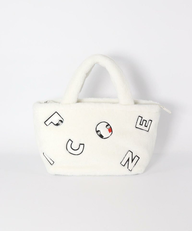 ロゴワッペンファーカートバッグ（ホワイト）