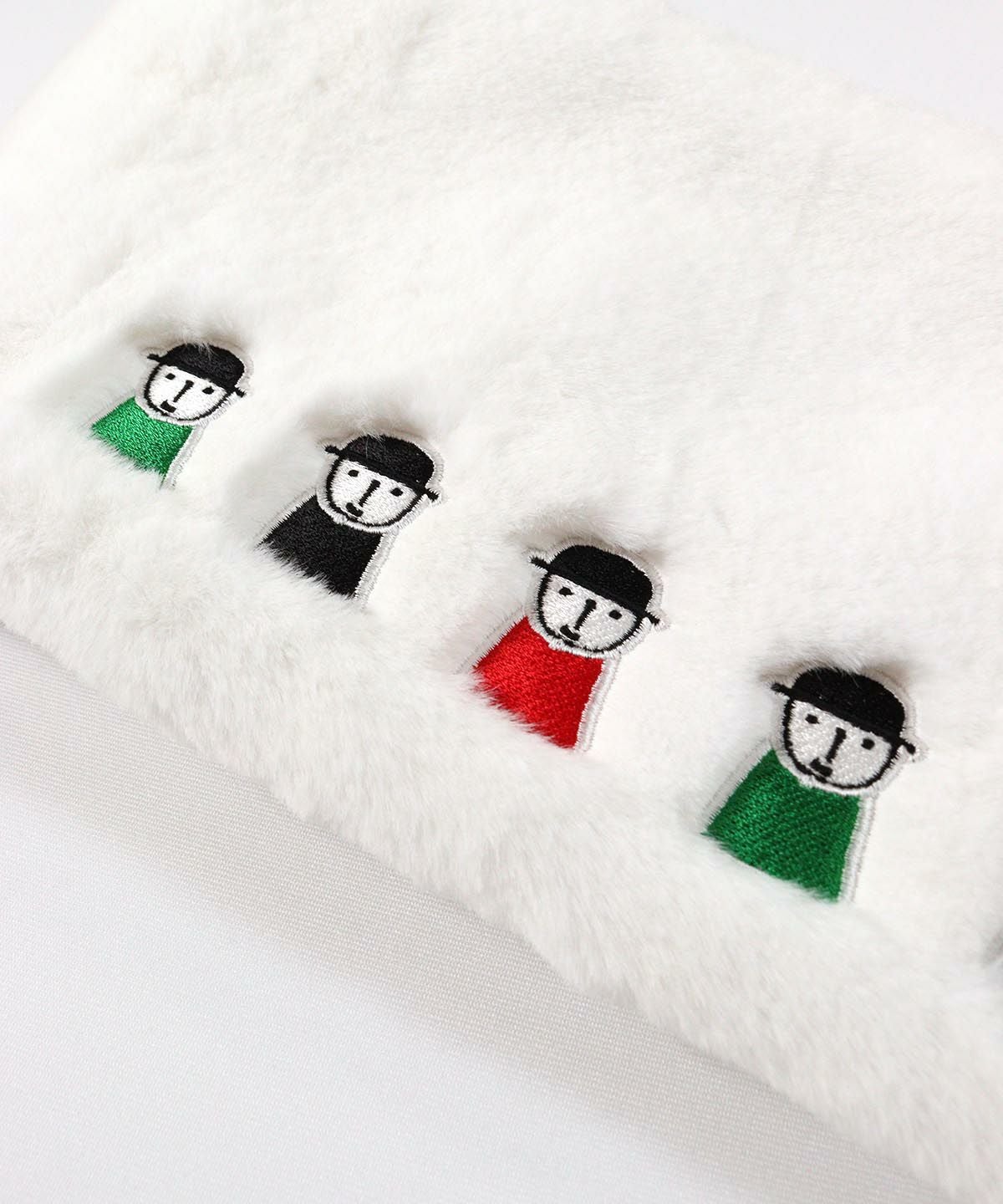 ファー素材刺繍ネックウォーマー|ピッコーネクラブ - ゴルフウェアや