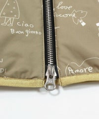 ファスナー部分(ベージュ)