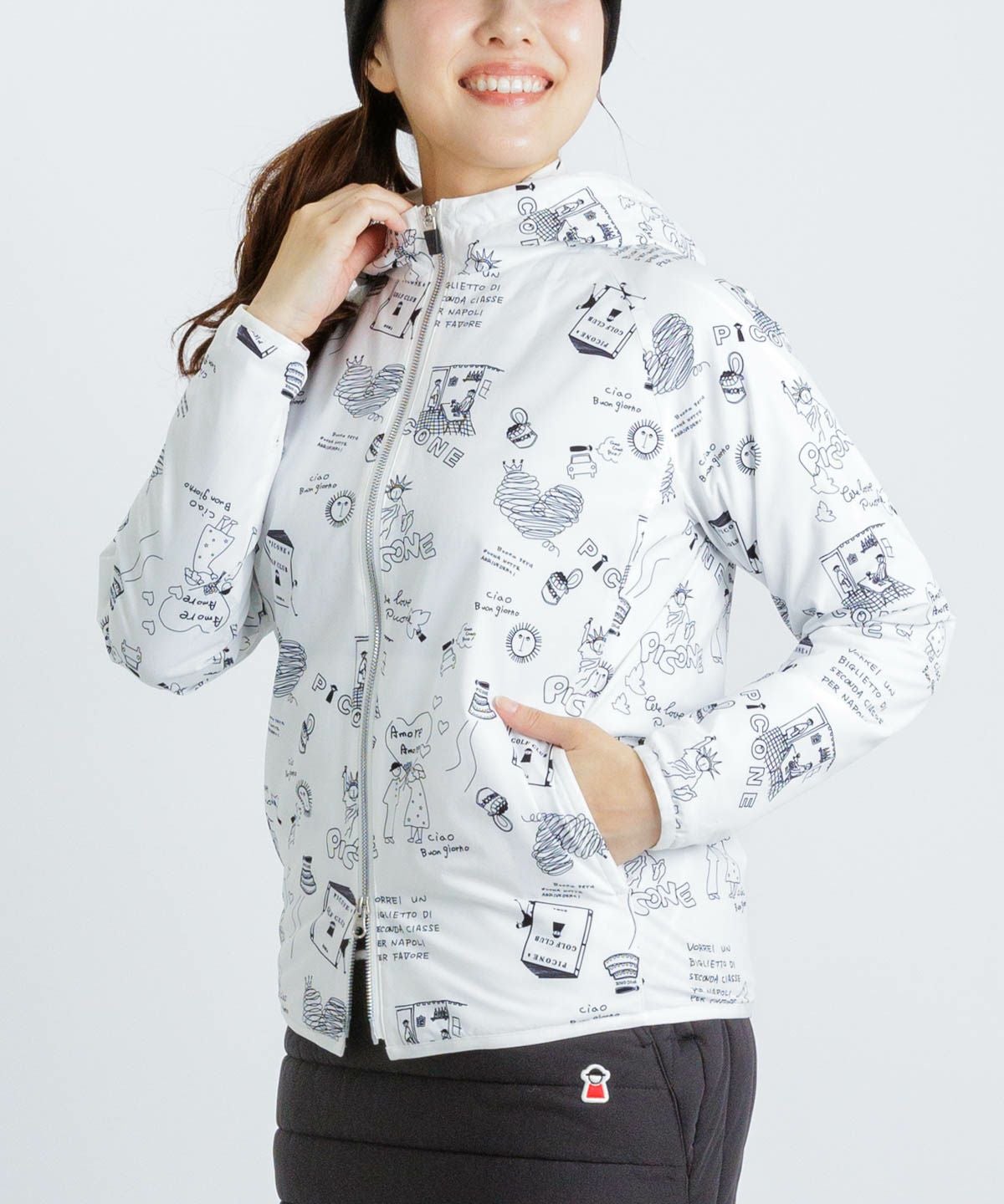 モデル着用画像(ホワイト)