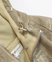 首元内側アップ(ベージュ)