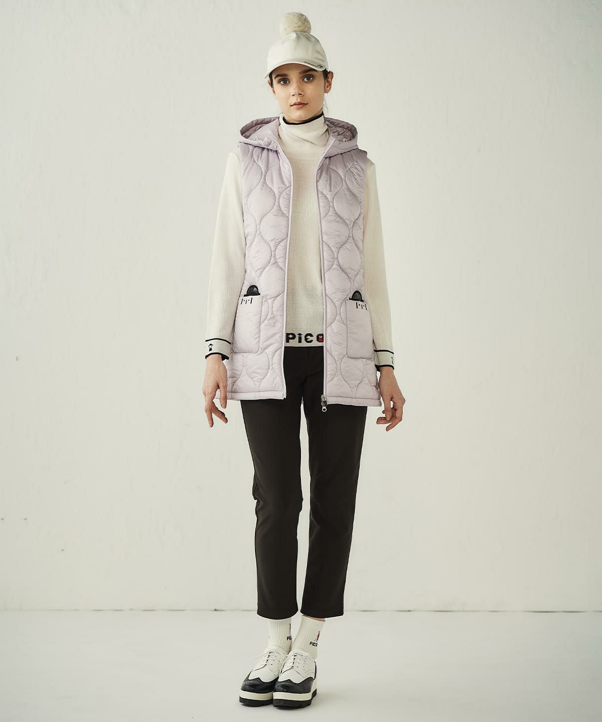 モデル着用画像(ライトパープル)