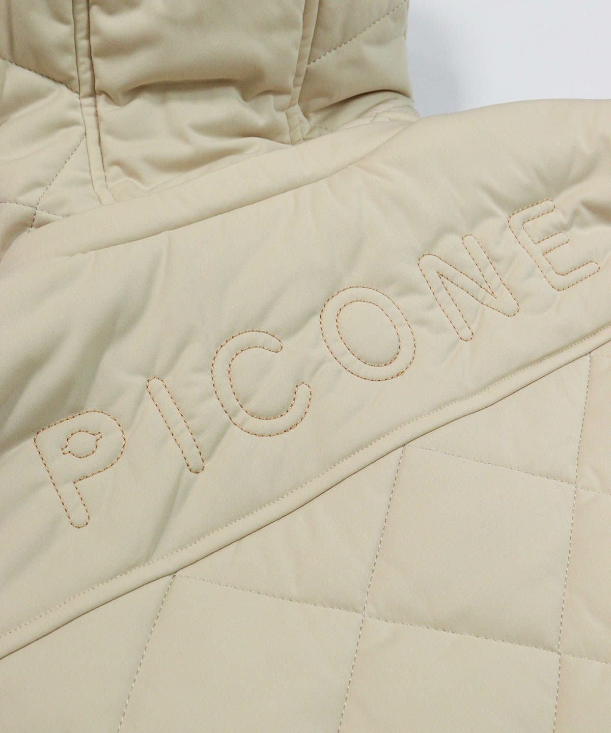 背中側ロゴ(ベージュ)