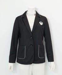 ダンボールニットUVジャケット(ブラック)前