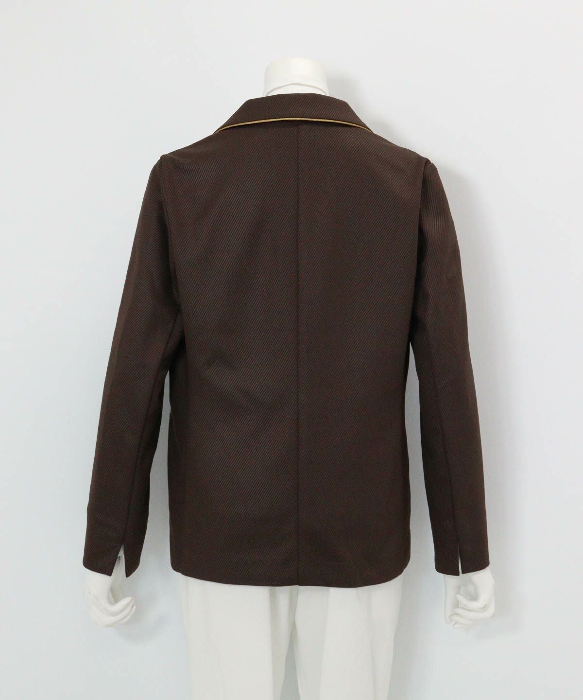 ダンボールニットUVジャケット(ブラウン)後ろ