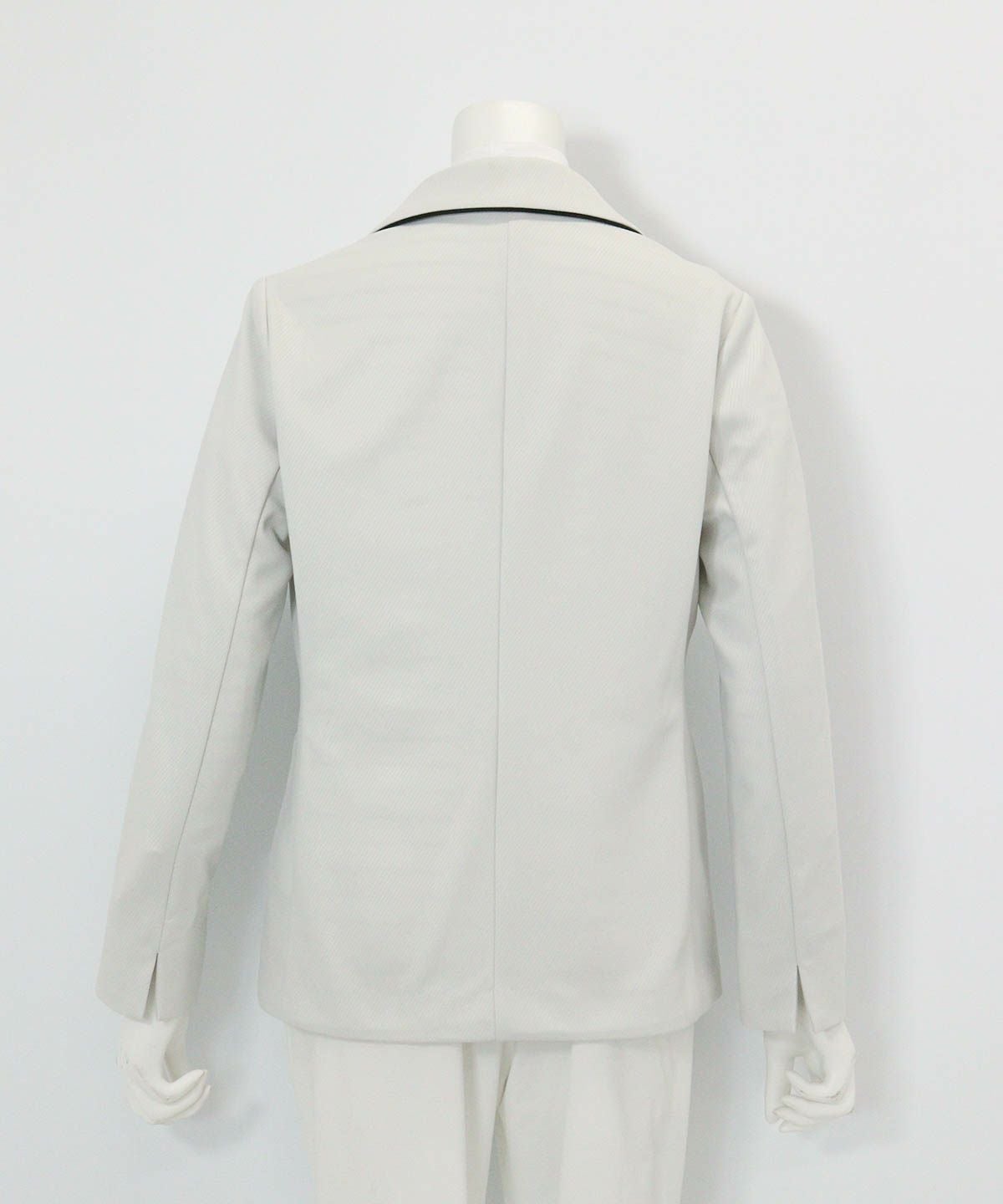 ダンボールニットUVジャケット(ライトグレー)後ろ