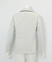 ダンボールニットUVジャケット(ライトグレー)後ろ