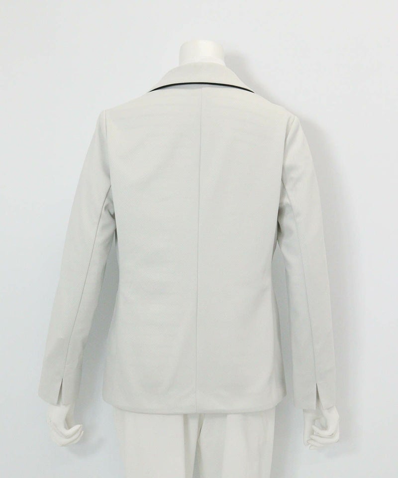 ダンボールニットUVジャケット(ライトグレー)後ろ