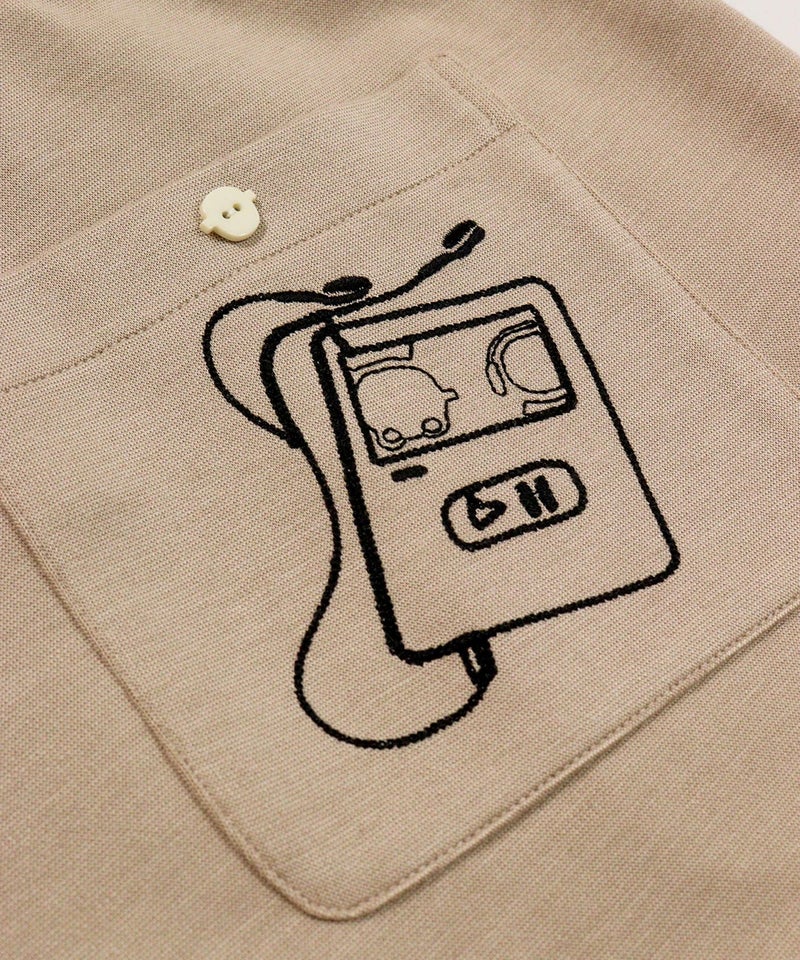 後ろポケット(ベージュ)