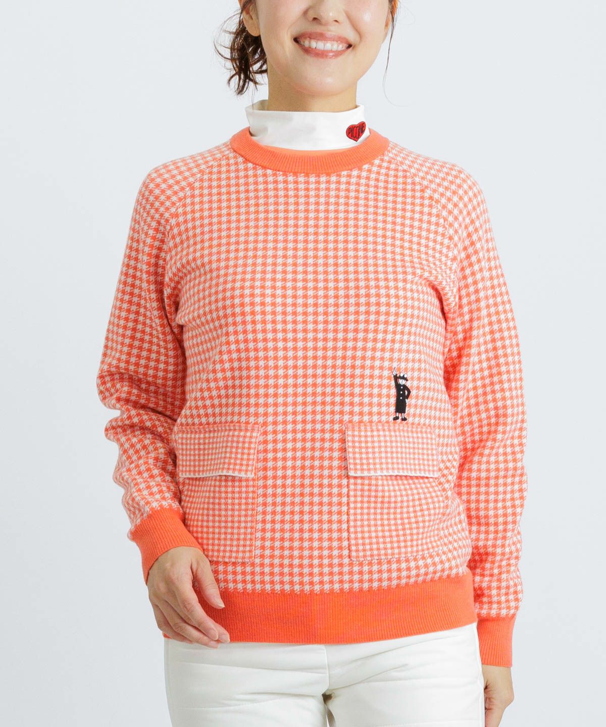 モデル着用画像（オレンジ）