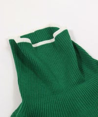 袖口部分（グリーン）