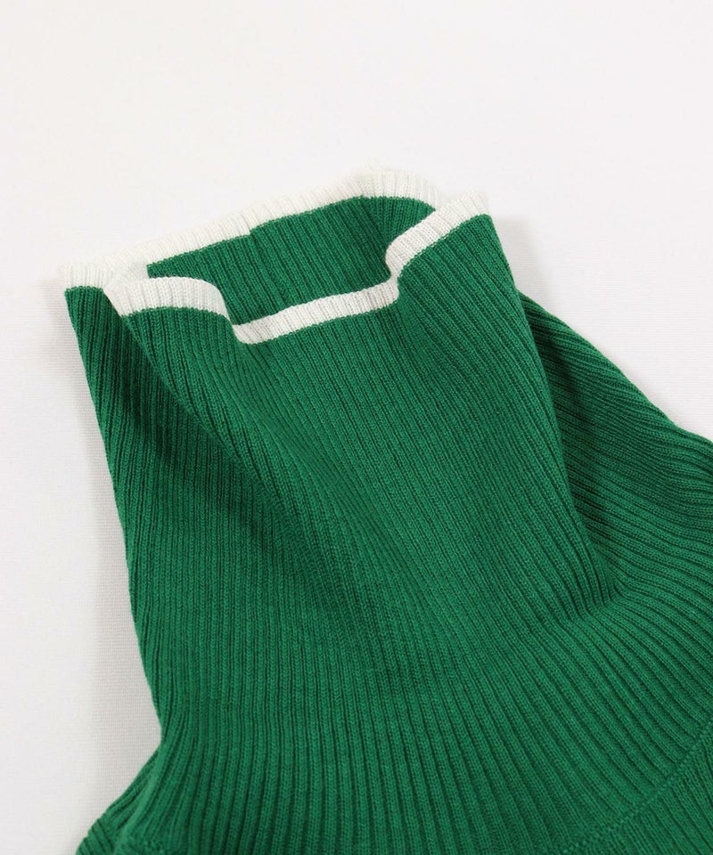 袖口部分（グリーン）