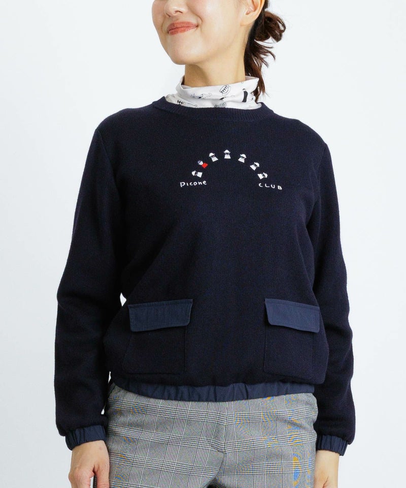 モデル着用画像（ネイビー）