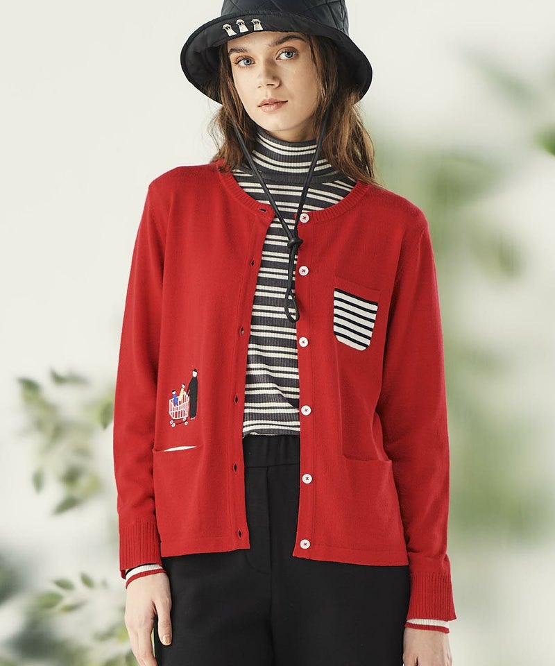 モデル着用画像（レッド）