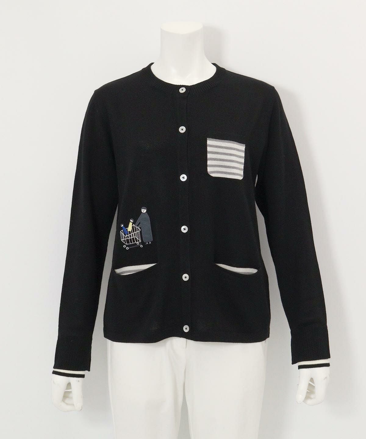 ウール混ニットカーディガン|ピッコーネクラブ - ゴルフウェアや婦人服通販