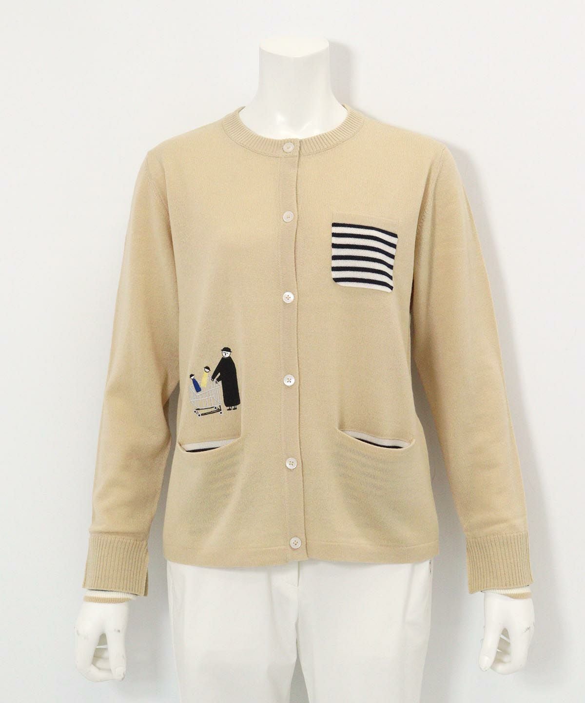 ウール混ニットカーディガン|ピッコーネクラブ - ゴルフウェアや婦人服通販