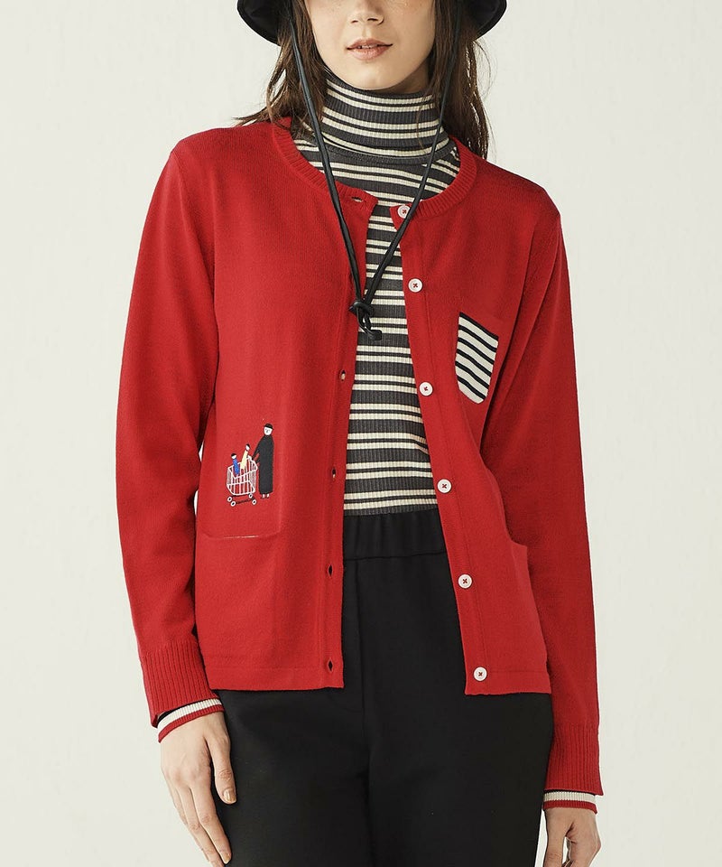 モデル着用画像（レッド）