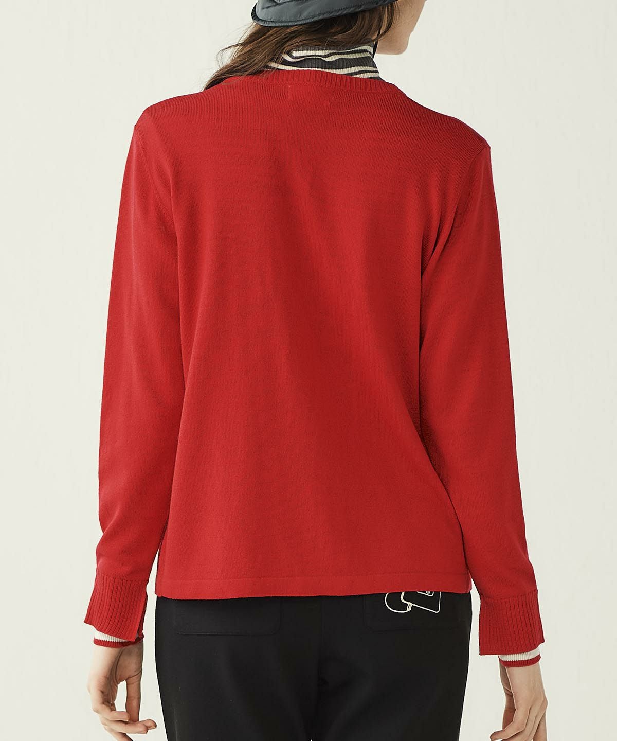 モデル着用画像（レッド）