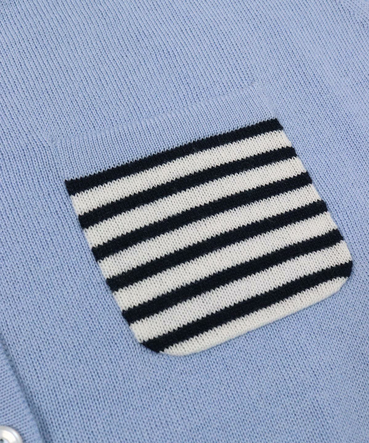 ポケット部分（ライトブルー）