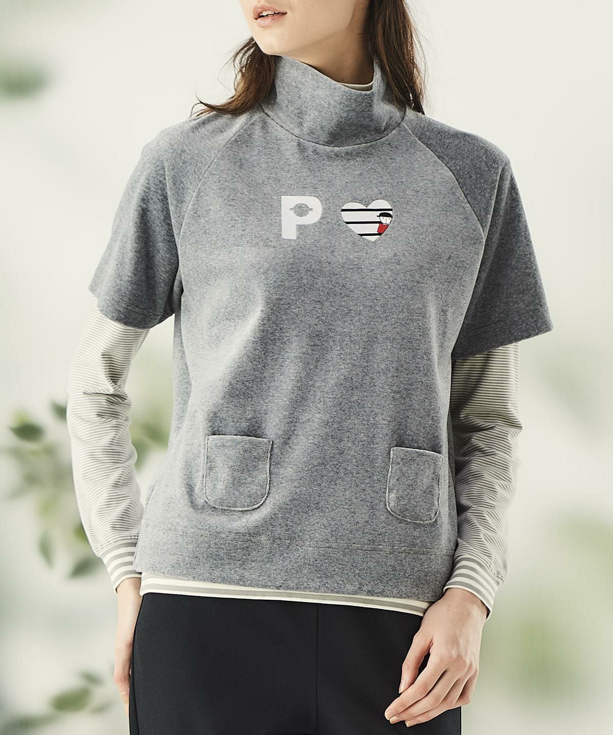 モデル着用画像(グレー)