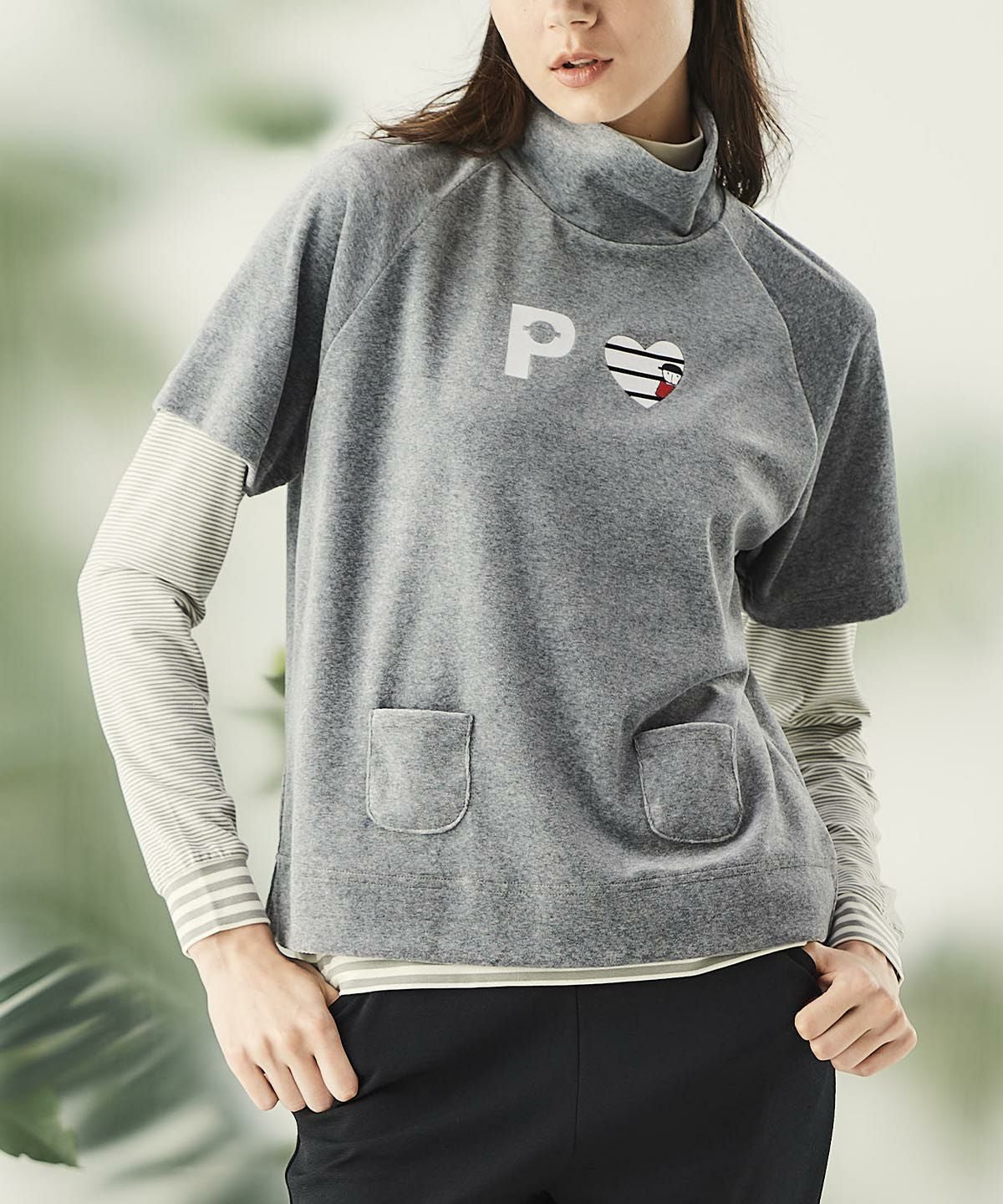 モデル着用画像(グレー)