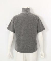 パイル地半袖プルオーバー(グレー)後ろ
