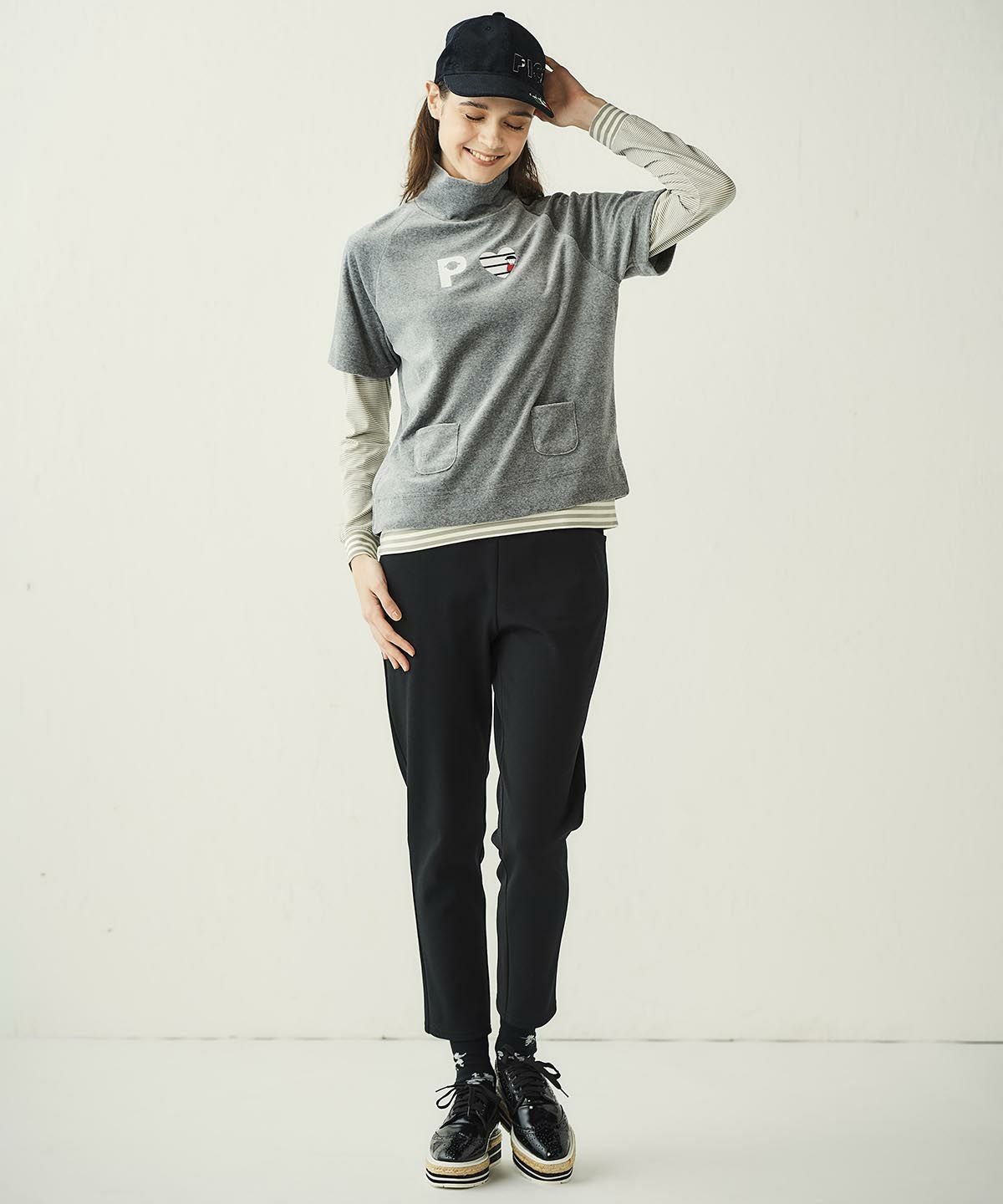 モデル着用画像(グレー)