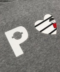 胸元デザインアップ(グレー)