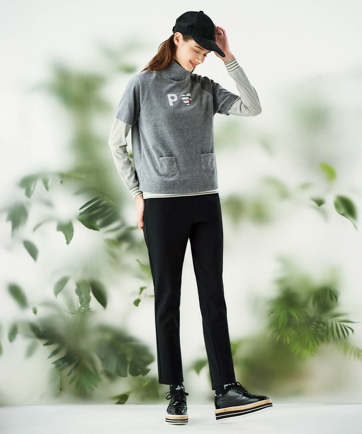 モデル着用画像(ライトグレー)