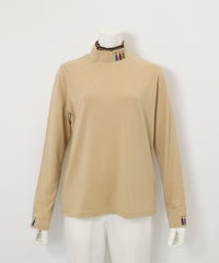 ポイント刺繍保温起毛プルオーバー（ベージュ）