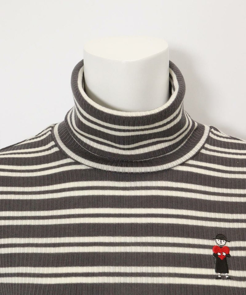 首元部分（グレー）