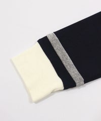 袖口部分（ネイビー）