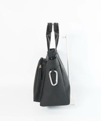 【メンズ】立体ポケットカートバッグ（ブラック）側面