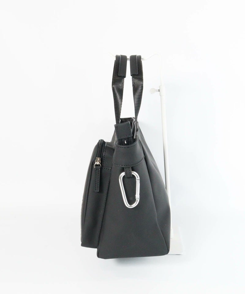 【メンズ】立体ポケットカートバッグ（ブラック）側面