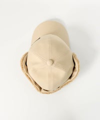 ボア切替2WAYキャップ上（ベージュ）