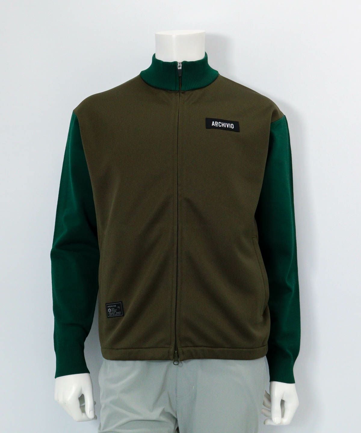 メンズ】異素材切替配色ブルゾン|アルチビオ - ゴルフウェアや婦人服通販