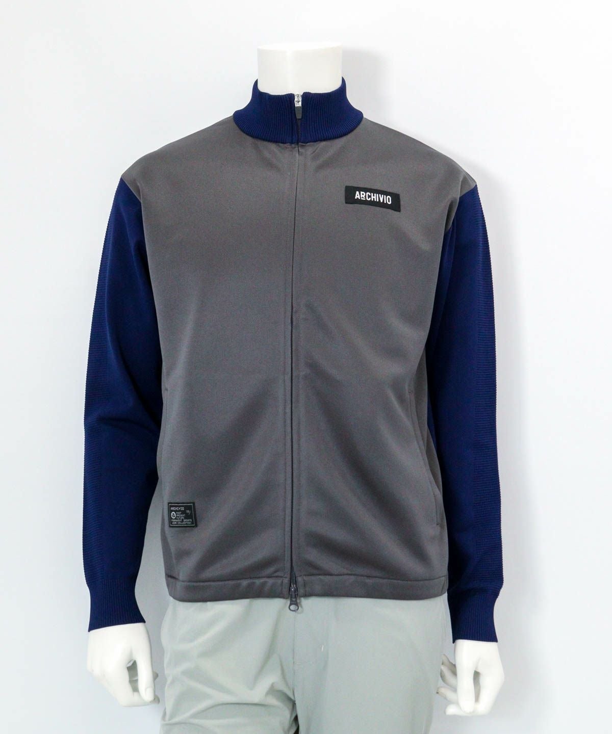 メンズ】異素材切替配色ブルゾン|アルチビオ - ゴルフウェアや婦人服通販