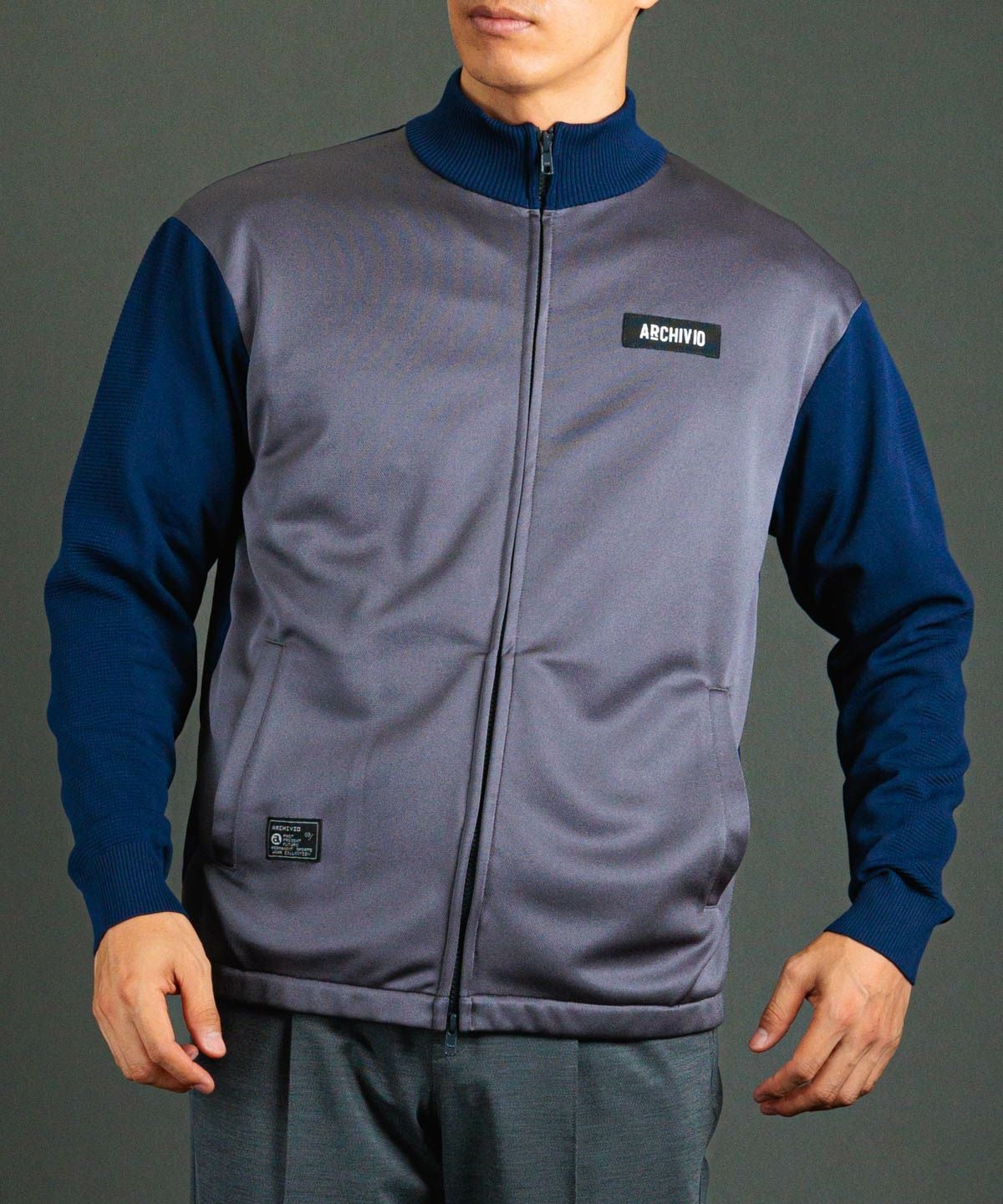メンズ】異素材切替配色ブルゾン|アルチビオ - ゴルフウェアや婦人服通販