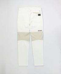 【メンズ】配色切替UVパンツ後（ホワイト）