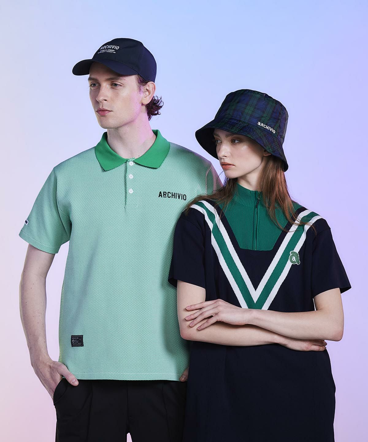 モデル着用画像（グリーン）