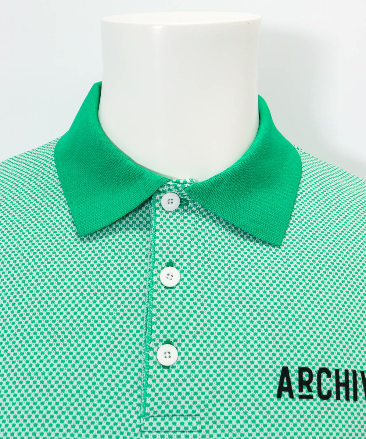 メンズ】幾何学柄ニットポロシャツ|アルチビオ - ゴルフウェアや婦人服通販